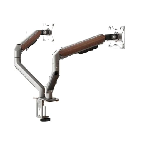 Support de moniteur 2 en 1 bureau design bois brun chaleureux