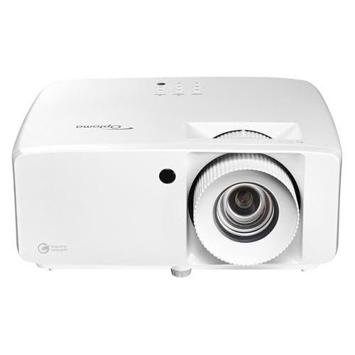 Image of Optoma ZH451 - Full HD 1080p, 4,600 Lumens, Miracast Wireless Display, Laser, Compact, Business and Classroom Projector, Regular Throw 1080p Miracast