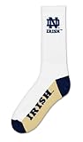 NCAA Notre Dame Fighting Irish Crew Socks, Large