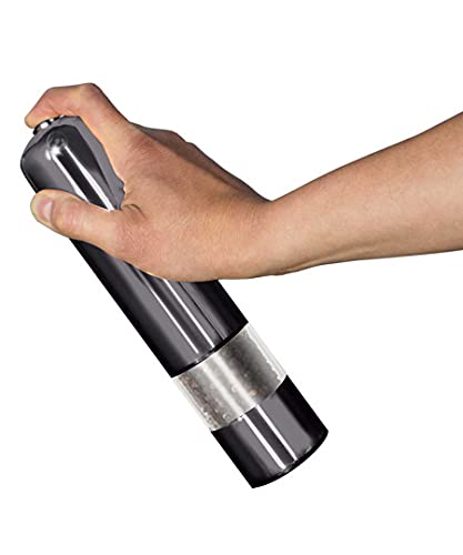 Berlinger Haus Carbon Electric Spice Mill, Ceramic Blades, Set of 2 Pepper Mill and Salt Mill, Grey Metallic - Image 2