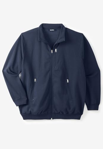 Image of KingSize Men's Big & Tall Full-Zip Fleece Jacket