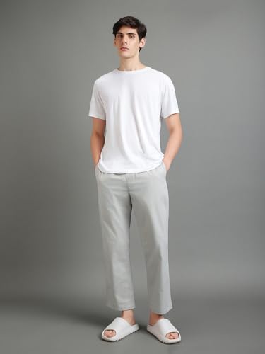 Image of Bewakoof Men's All Over Printed Regular Fit Cotton Pyjamas