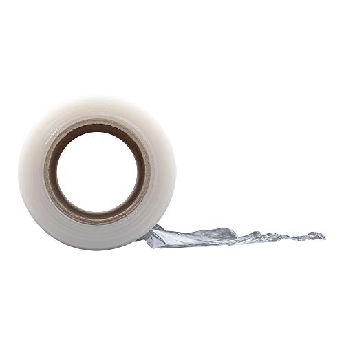 Brock Industrial Strength Stretch Wrap Film - 5 Inch X 333 Yard 13Cm X 305M – 80 Gauge – Clear – Includes 1 Handle - 12 Rolls/Case #TOP4