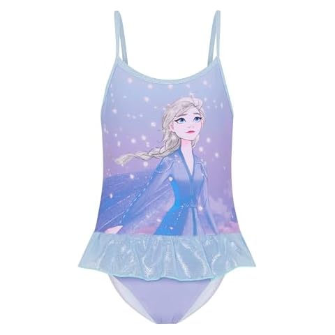 Disney Frozen Elsa Girls Skirted Swimming Costume Cover
