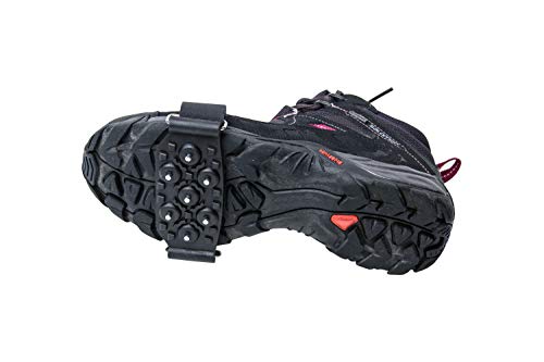 Teckmedi Schuhspikes UNIVERSAL 1 Paar verstellbar - Schuhkralle Gleitschutz