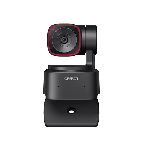Image of OBSBOT Tiny 2 Lite AI-Powered 4K PTZ Webcam with AI Tracking, 1 /2″ Sensor, 1080p@60FPS HDR, Gesture Control, Dual Microphones, Auto Focus | Webcam for PC, Laptop, Streaming, Meetings & Video Calls