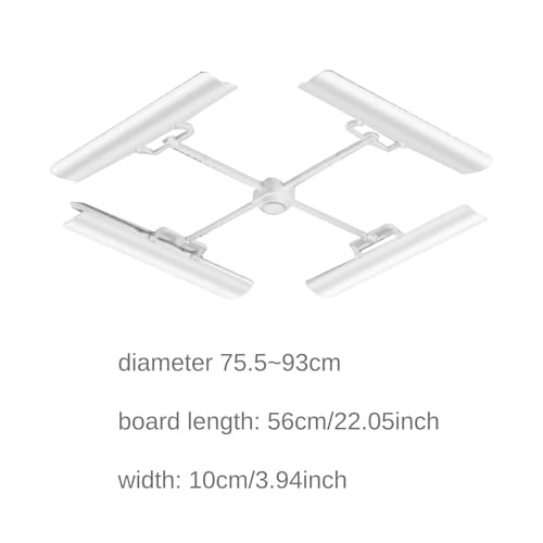 Homyl Robuster, Einfacher Teleskop Luftabweiser für Klimaanlagen, Ideal für Den-5