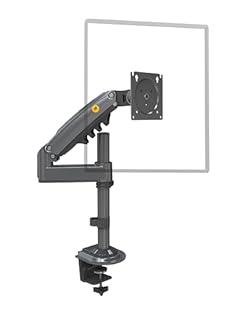 Supporto da tavolo con molla a gas per schermi LCD da 17-30 pollici con VESA max. 100 x 100 mm, fino a 9 kg