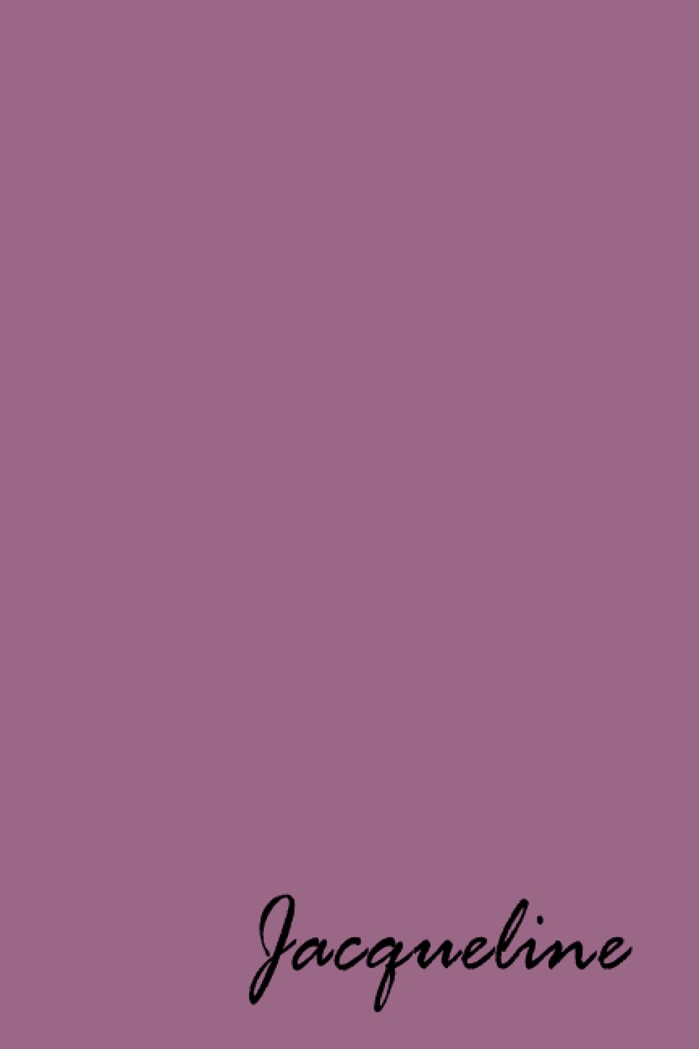 JACQUELINE – Personalized Name Journals - Popular Pre-Printed Name On Journal Diary Cover, Blank Notebook Journal Book: 120 Lined Pages 6x9 Size, ... Journal For Writing, And A Special Keepsake