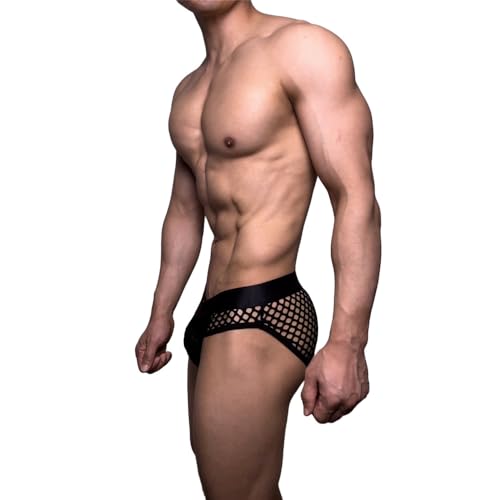 JOCKMAIL Mens Briefs Underwear Mens Sexy Mesh Low Rise Briefs Soft Breathable Underwear3