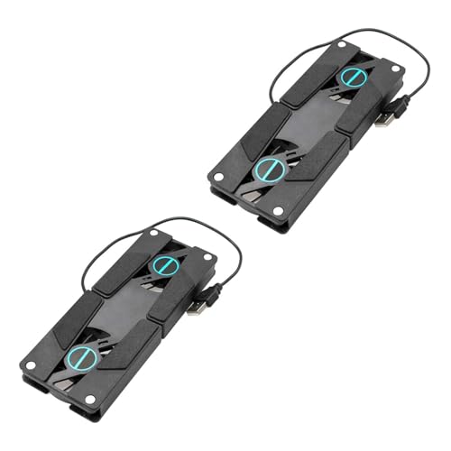 Mipcase base portátil con doble ventilador y diseño antideslizante miniatura 1