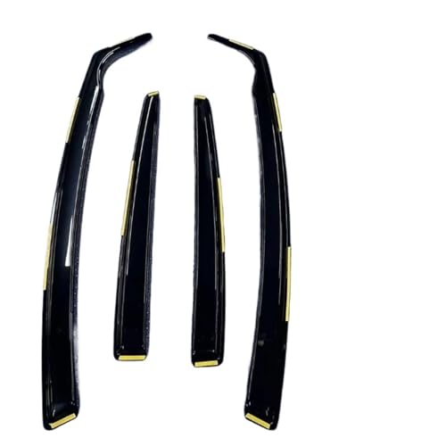 Déflecteur vitre latérale haut de gamme Seat Leon Mk2 ajustement précis 4pc