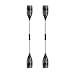 Dcolor 1 Par de Remo de Kayak con Remo para Kayak con Correa de Remo para Botes Inflables