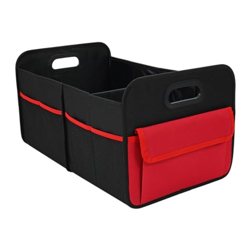 Bac de stockage pour coffre automobile imperméable de grande capacité avec poignées - 2