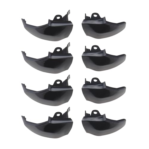 ECSiNG 4 Pares de Botones de Controlador de Consola de Juegos Juego de Botones de Gatillo LB RB Reemplazo Negro Compatible con Controladores Inalámbricos Xbox One Modelo Estándar 1537