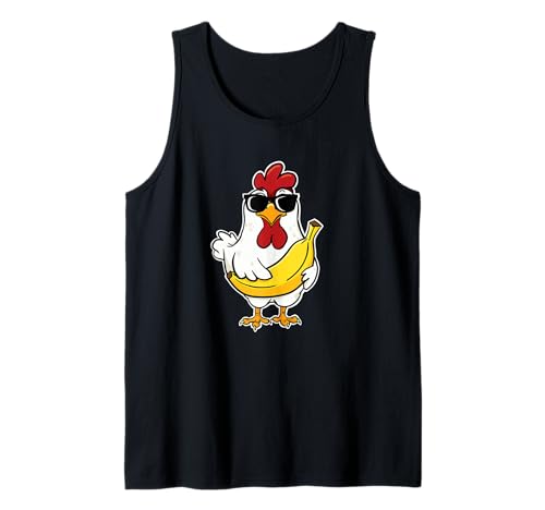 Plátano de Pollo Fresco Camiseta sin Mangas