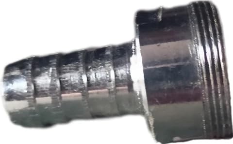 Image of Nozzle Pipe Connector Tap Adaptor for Garden Hose - Washing Machine Faucet Fitting Attachment Chrome-Plated Water Hose Connector for Indoor & Outdoor Use