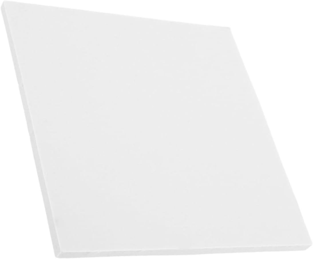Square Ceramic Tile Blanks for Painting, 25cm White Craft Coasters