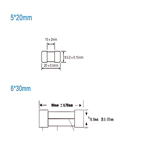 Fusible céramique à soufflage rapide protégeant vos circuits 250V - 6