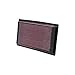 Produktbild K&N 33-2029 Motorluftfilter: Hochleistung, Prämie, Abwaschbar, Ersatzfilter, Erhöhte Leistung, 1983-2010 (Cabriolet, 200, A6, 80, Coupe, S4, , Passat, Jetta, Golf) 1983-2010