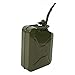 Teekland 5 Gallon 20L Metal Gas Tank Can (US Stardard) Gas Can Power Emergency Backup Tank with Flexible Spout Green (1)