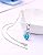 HXZZ Fine Jewelry Gifts for Women Natural Gemstone Swiss Blue Topaz Amethyst Citrine Sterling Silver Pendant Necklace