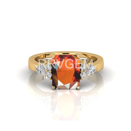 Bague en onyx naturel et grenat plaqué or | Bijou artisanal d'exception