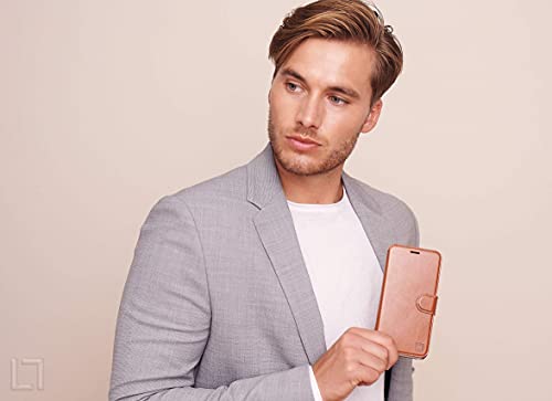 Lupa Wallet Case For Iphone 8, Durable And Slim, Lightweight, Magnetic Closure, Faux Leather, Light Brown #TOP6