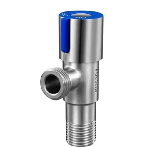 Válvula triangular de acero inoxidable G1/2 para baño y fontanería 2