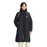 [ニューバランス] ベンチコート 中綿パデッドロングレングスジャケット フード パーカー レディース (AWJ53173) BK(ブラック)