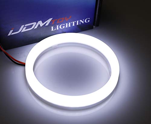Kit LED Angel Eyes Halo iJDMTOY 6000K para Dodge RAM 2013-2018 miniatura 6