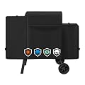 EZ-DONGTENG Heavy-Duty 600D Grill Cover fit for Brisk It Zelos-450 Wood Pellet Grill, Waterproof Fade Resistant Smoker Cover