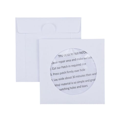 Tent Patch Repair Kit Air Mattress Repair Patch Waterproof TPU Transparent Repair Subsidy Inflatable Product Repair Patch Swimming Ring Repair Glue (15 Piece Set)