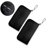 Rimikuru ペンライト ケース ポーチ サイリウム 黒 セット コンサート 推し活 収納 バッグ 持ち運び 軽量 (2個セット)