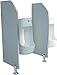 LGEOELIAS Men Urinal Privacy Screen Floor-Mounted Urinal Baffle Public toilet partition with stainless steel fittings, Men Urinal Partition Wall restroom partitions for hotels, bars, schools, 1PCS