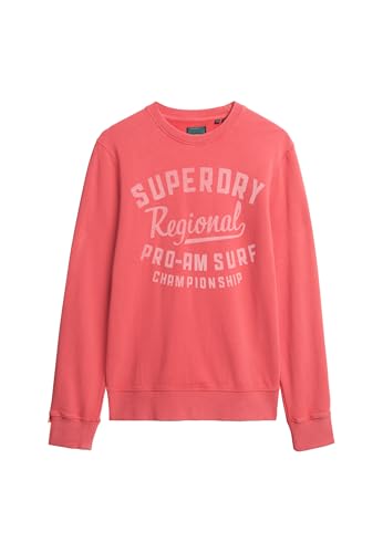 Superdry, Sweats LO-FI Outdoors Relaxed Crew Baked Apple Red, L,