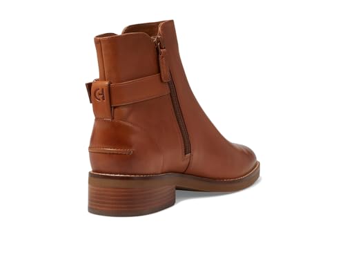 Cole Haan Cole Haan Womens Hampshire Buckle Bootie, British Tan Leather, 5-B US