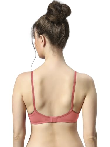 Image of SONARI Wire Free Padded Bra | Medium Padding for Support, Medium Coverage, Soft Cotton Polyester Material, Adjustable Straps with Hook & Eye Closure, Wash Only - 007