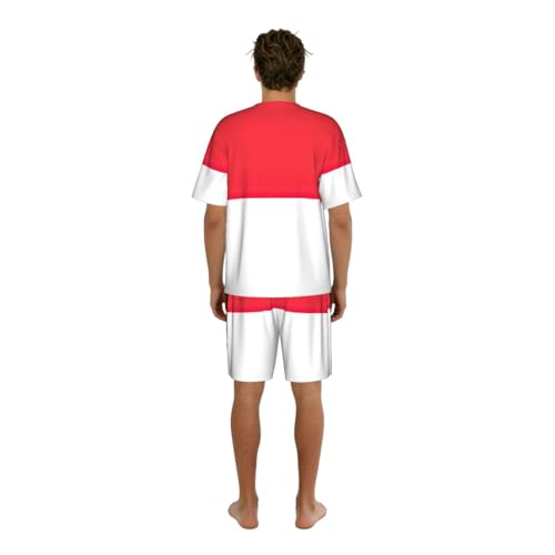 Pyjama homme drapeau indonésien ensemble vêtement nuit confortable - 2