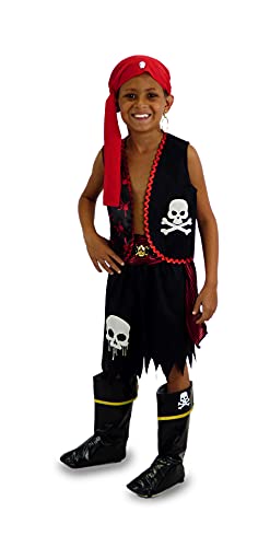 Pirata Mapa do Tesouro, Masquerade Fantasias, Preto, M