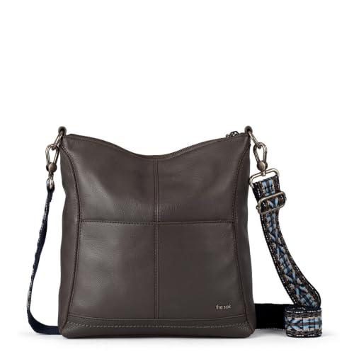 Image of The Sak Lucia Leather Crossbody Purse, Zipper Closure with Adjustable Strap