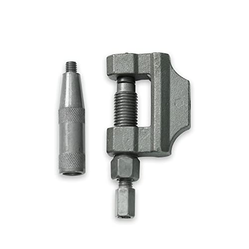 Cleo 420 Motorcycle Chain+ Chain Breaker, 420 Standard Roller Chain 140 Links Heavy Duty Drive Chain For 50Cc 70Cc 90Cc 110Cc 125Cc Dirt Pit Bike Atv Quad Go Kart Scooter Mini Bike #TOP6