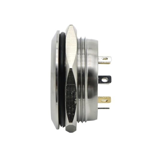 Bouton poussoir RGBW 25mm résout les erreurs de commande en métal - 6