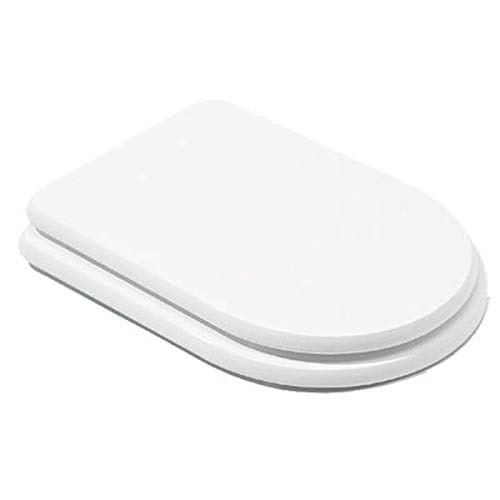 Copriwater ASSE CLODIA Bianco Laccato - Sedile WC Elegante E Resistente - Foto 2