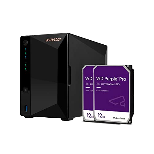 Asustor AS3302T 2xC NAS NAbhRA CPU 2.5Gbe|[g 2GB DDR4 + 24TB HDD (12TB HDD2t)