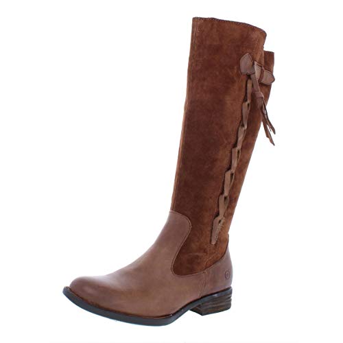 B.O.C Womens Cook gesloten teen knie hoge mode laarzen, bruin/roest combo, maat 6.0 US / 4 UK US