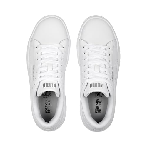 Image of Puma Womens Smash V3 Platform Lace Up Sneakers Shoes Casual