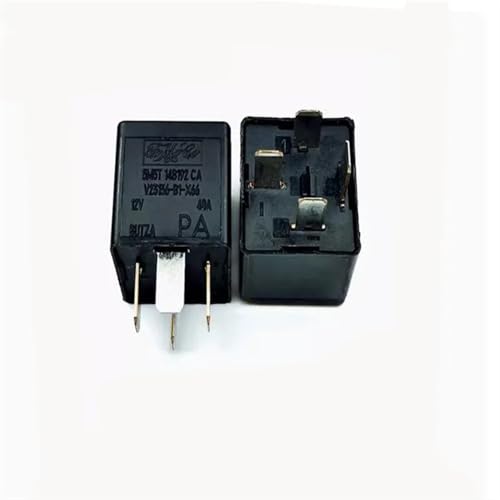 Relais V23136-B1-X66 12V CC 40A 4 broches pour circuit automobile - Lot de 10 pièces