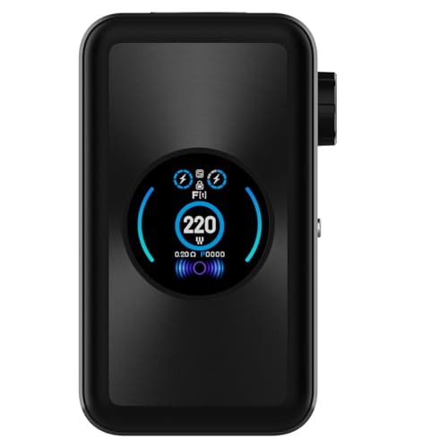 Vaporesso GEN MAX Mod - 220W Box Mod Support 510 Thread Atomizer itank T Tank, DTL Vaping, Battery (Not Included), 0.96 Inch TFT Screen E-Cigarette Vaporizer No Nicotine (Negro oscuro)