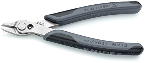 Corte sin dañar microchips con Electronic Super Knips XL KNIPEX alicates ESD acero inoxidable 3